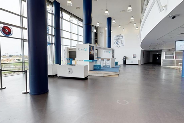 visite virtuelle d'un stade