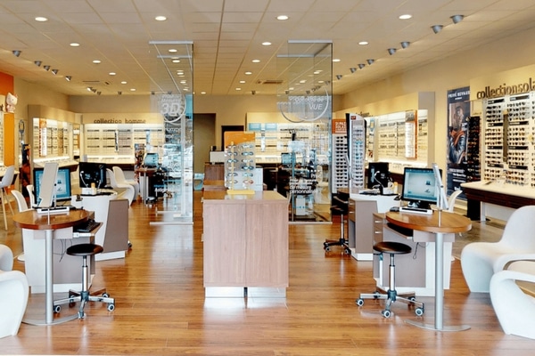 Visite virtuelle d'un opticien